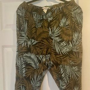 H&M Size M Elastic waist colorful pants